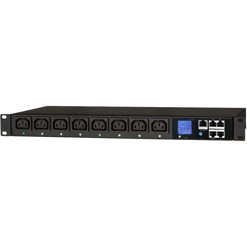 全智能(néng)電(diàn)源分(fēn)配插座PDU 橫裝監測控制(zhì)型